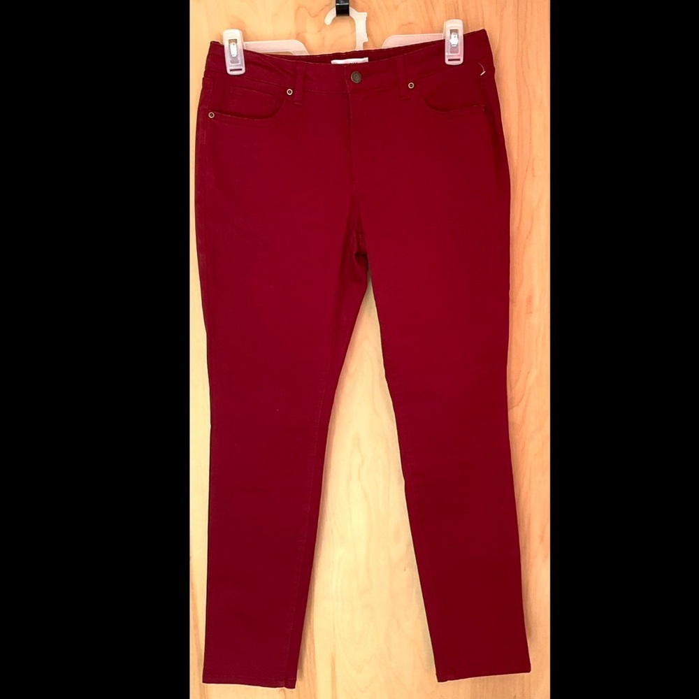 Sonoma Jegging Size 12R Red - EUC